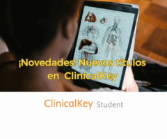 ¡Novedades! Nuevos títulos en ClinicalKey