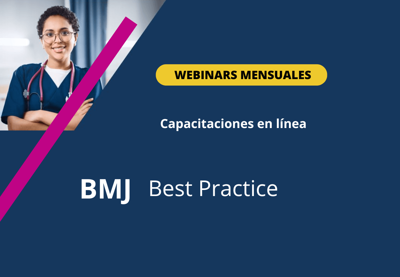 BMJ Best Practice: Capacitaciones en línea